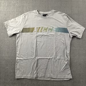 Nicce Shirt Adult Extra Large Gray Long Sleeve Streetwear Casual Men's